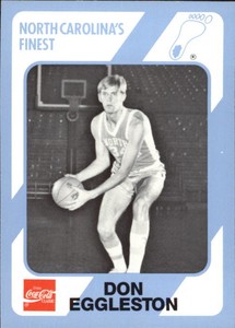 1989-90 North Carolina Collegiate Collection Basketball #196 Don Eggleston