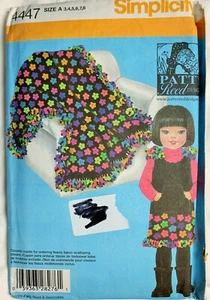 Simplicity Sewing Pattern Blanket dress Kids 4447 Size 3-8 - Picture 1 of 2