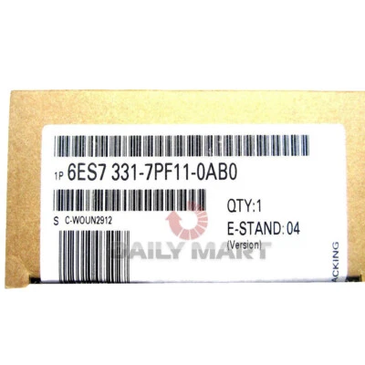 New In Box SIEMENS 6ES7 331-7PF11-0AB0 SIMATIC S7-300 Analog Input Module 8-AI - Image 1 of 3