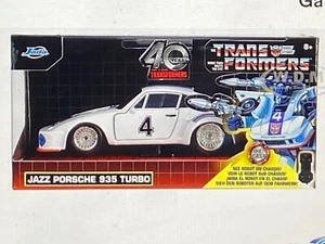 JADA TRANSFORMERS JAZZ PORSCHE 935 TURBO #4 1/32 DIECAST MODEL CAR WHITE 34793 - Picture 1 of 6