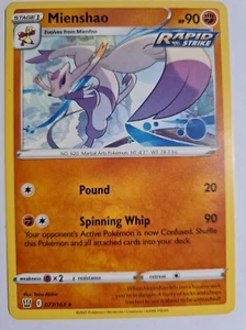 POKEMON : Mienshao 077/163 ... Battle Styles ... RARE - Picture 1 of 1