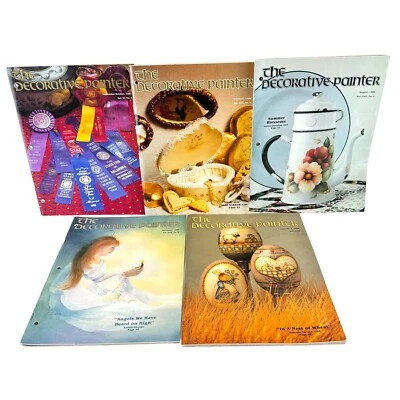 Lot 5 The Decorative Painter Magazine 1983 1989 1990 Issues Patterns SEE DETAILS - Image 1 of 4
