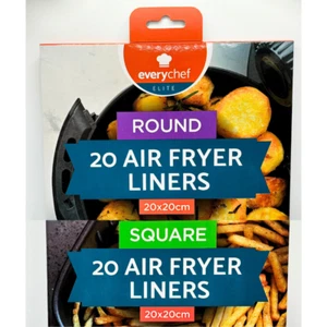 Air Fryer Liner Antihaft Papier Pergament Einweg Liner Blätter Fettdicht - Bild 1 von 5