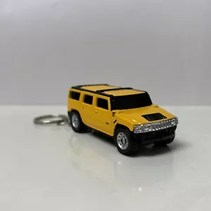 RARE KEY CHAIN YELLOW HUMMER H2 CUSTOM LIMITED EDITION 2003 2004-2008 2009 2010 - Picture 1 of 2