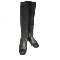 used chanel boots