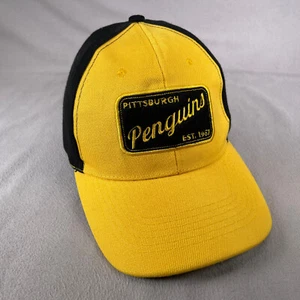 Gorra de los Piratas de Pittsburgh para Hombres Talla Única Amarilla Negra Gorra con Correa NHL Hockey - Imagen 1 de 10