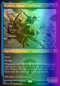 MTG Nymris, Oona's Trickster (608/794) Commander Legends LP FOIL- ETCHED - Picture 1 of 1
