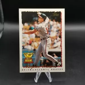 Ryan Klesko 1995 Topps Atlanta Braves MLB Baseball Sports Card 324 - Picture 1 of 10