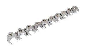 Titan Tools 10 pc. 3/8in. Dr SAE Flare Nut Crowsfoot Wrench Set (17296) - Picture 1 of 2