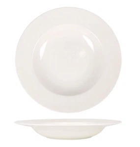 6x IVORY Porcelain Soup plate stew rice or deep dessert plate 23x4cm Itaca - Picture 1 of 1