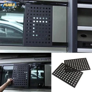 Rear Window Protection Black Alloy Cover Trim For Land Rover Defender 2020-2023 - Foto 1 di 3