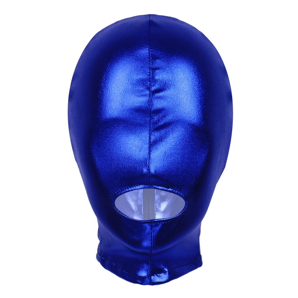 Mujeres Cubierta Facial Reutilizable Látex Boca Abierta Arnés Cubierta Cabeza Juego de Rol Disfraz Foto 1 de 1