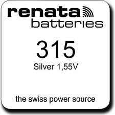 Watch Renata 315 Uhrenbatterie SR716SW 0 % Mercury 1,55 V Battery 1er Blister