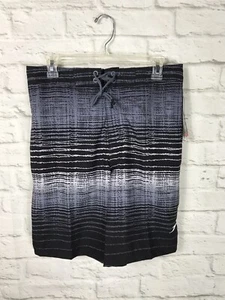 NUOVO costume da bagno Speedo nero e grigio uomo E Board 20" taglia small - Foto 1 di 4