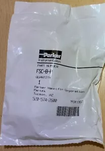 Parker FSC-8-P FSC-8 Parflare Straight F-F 1/2" NPT, PFA , New Factory Sealed, - Picture 1 of 3