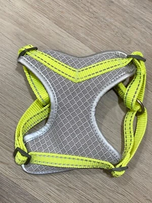 Small dog harness strap gray green adjustable tiny dog fit - Image 1 of 4
