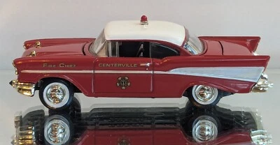 NIB 1:43 Corgi Classics 5672/8800 CHEVY BELL AIR CENTERVILLE FIRE CHIEF LTD 1996 - Image 1 of 4