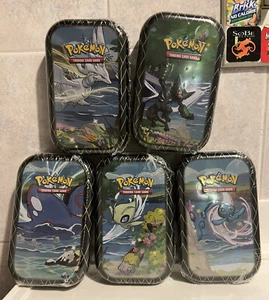 Pokemon TCG Shining Fates Mini Tins Set of 5 - Picture 1 of 8