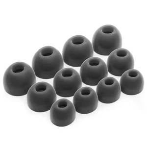 12 x Silikon Ohrstöpsel Ohrhörer Gummi Tipps Für JBL Live Pro 2 Kopfhörer - Picture 1 of 5