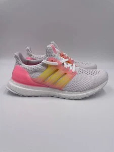 adidas Ultraboost 5.0 DNA White / Pink Womens Shoes - Picture 1 of 8