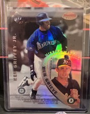 1996 Bowman's Best Mirror Image #7 Ken Griffey Jr. Tony Gwynn Vladimir Guerrero