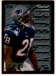 1996 Topps Finest Curtis Martin #95 New England Patriots - Picture 1 of 2