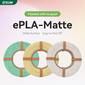eSUN New Updated Matte PLA Refill Filament Paper Reel 1.75mm 1KG for 3D Printer