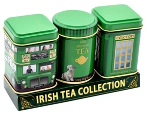 JUEGO DE 3 LATAS DE TÉ DISEÑO MODELO IRLANDÉS J.C. WALSH #82402 - Imagen 1 de 1