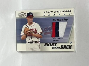 2002 Leaf Shirt Off My Back Jersey - KEVIN MILLWOOD (3-color patch) - Picture 1 of 2