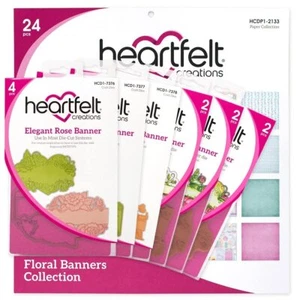 Heartfelt Creations Floral Banners Includes Each Item in Collection Bagged Ideas - Picture 1 of 1