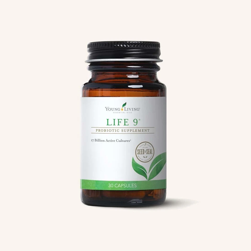 Young Living Essential Oils Life 9 Probiotic Supplement Digestion