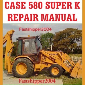 CASE 580SK - 580CK SUPER K TRAKTOR BACKLADER SERVICE REPARATURHANDBUCH CD - Bild 1 von 4