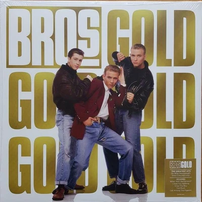Bros Gold LP vinyl Europe Demon 2020 limited edition 12 track gold vinyl lp - Image 1 of 4