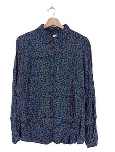 SEIDENSTICKER Blusa-camisa Mujeres Blusa Talla EU 42 azul-naranja claro - Imagen 1 de 5