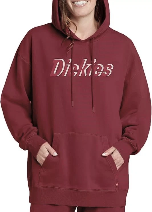 Sudadera con capucha para mujer DICKIES - Redwood - pequeña - nueva con etiquetas - última Foto 1 de 1