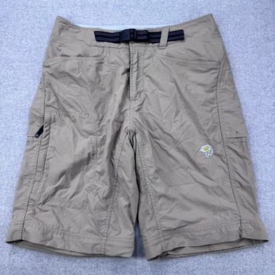 Mountain Hardwear Mesa Hiking Shorts Mens S Belted Lightweight Khaki *READ - Image 1 of 4