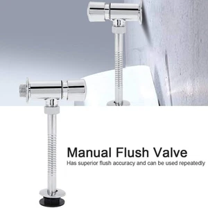 Zinc Alloy Flush Valve Time Delay Flush Urine Valve Toilet Flush Water Tank - Picture 1 of 8