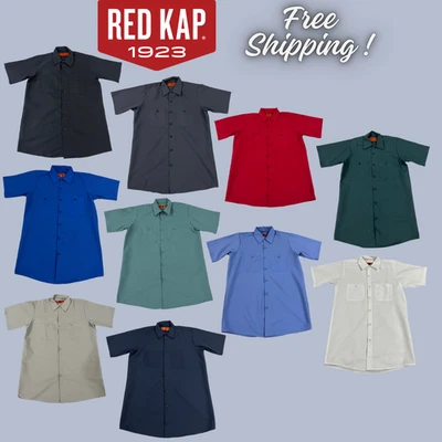 Red Kap Men's Industrial Work Shirt, Style SP24 Regular Fit, Short Sleeve - image 1 of 4