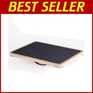 Großes Balance Board aus Holz - Antirutschrolle, Kernstärke - Bild 1 von 12