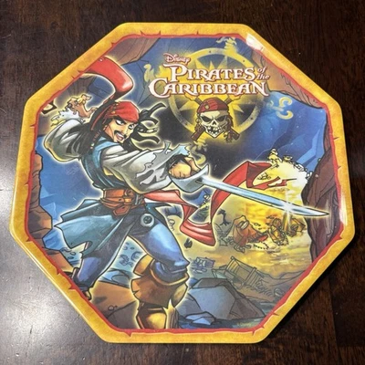 Disney Piratas del Caribe Plato Melamina Plato Infantil Fiesta Foto 1 de 4