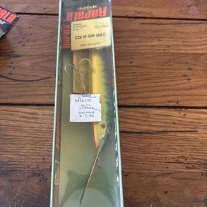Rapala Magnum CD-18 GFR Mag Gold Mackerel Sinking Metal Lip NOS - Picture 1 of 8