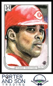 Barry Larkin Canvas Collection Reprints 2018 Topps Museum Collection CC-38 Reds - Picture 1 of 2
