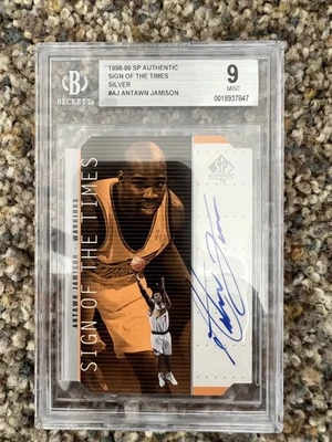 1999-00 SP Authentic - Sign of the Times Antawn Jamison #AJ (AU) - Image 1 of 2