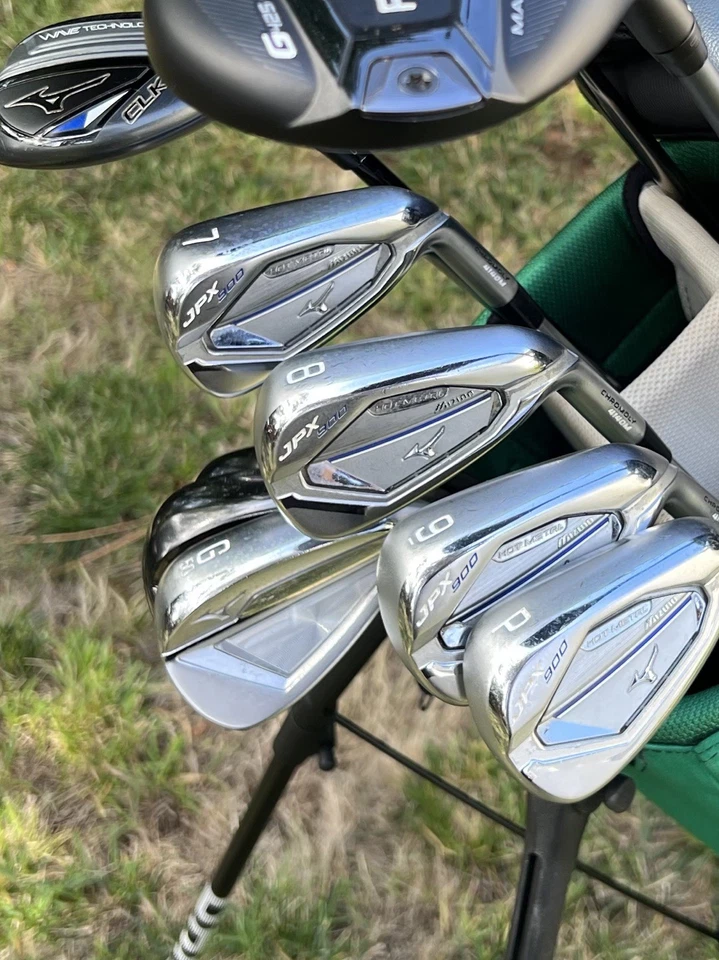 Mizuno JPX 900 Hot Metal 6-GW Iron Set Project X LZ  Steel Regular w/ 5 hybrid. - Image 1 of 4