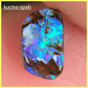 0,65ct natürlicher AUSTRALISCHER YOWAH Boulder Opal Stein + VIDEO - Bild 1 von 9