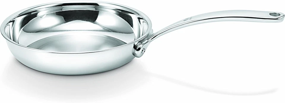 NEW BEKA 9.5" TRI-LUX STAINLESS STEEL FRY PAN - Image 1 of 4
