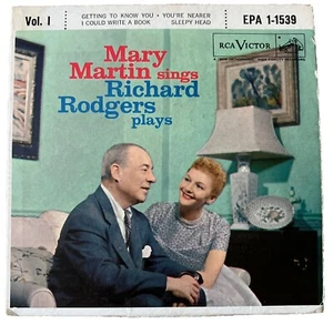 Mary Martin Sings Richard Rodgers Plays RCA 1539 Record Album Vinyl LP - Picture 1 of 4