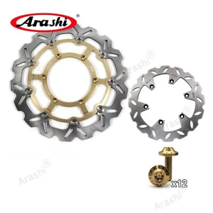 Rotor de disco de freno delantero trasero + tornillos para Suzuki DRZ400SM 2005-2023 2021 - Imagen 1 de 14