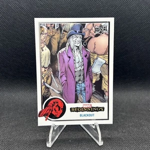 Upper Deck Marvel Beginnings Vol. 2022 Serie 2 1 #124 Blackout - Imagen 1 de 2