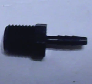 Tubo macho de 1/2 pulgada X manguera de 1/4 pulgada negro barra de manguera de nailon 25 piezas nuevo - Imagen 1 de 3